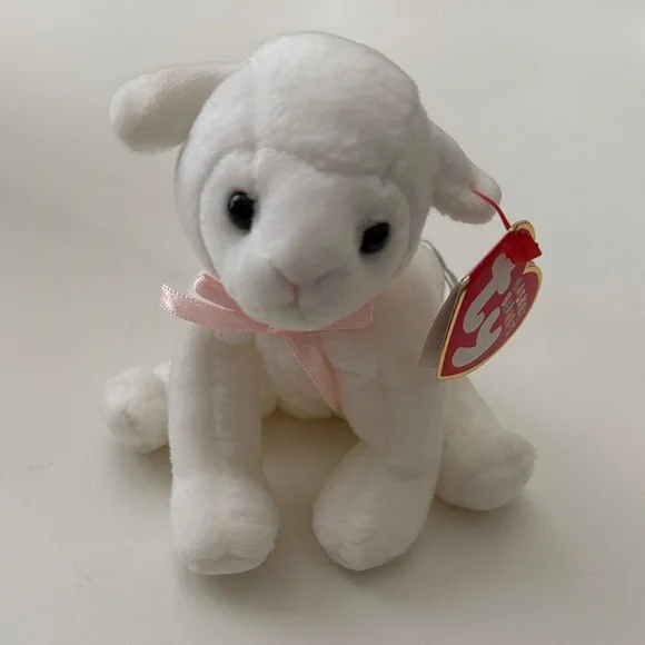2003 Lullaby the Lamb BASKET Beanie Baby - Picture 9 of 9
